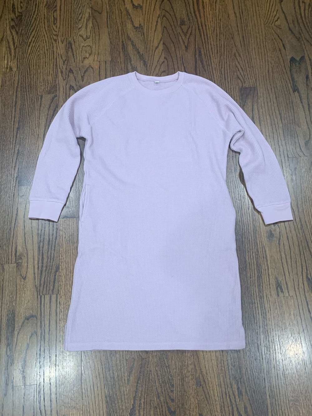 Like New Uniqlo Light Purple Waffle Dress Girls Size 11-12